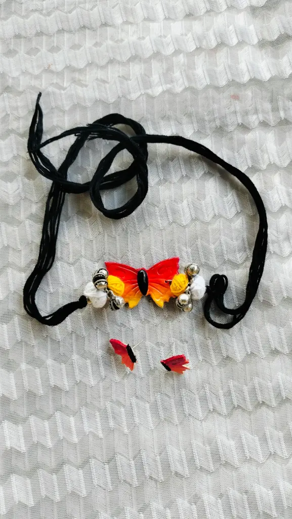 Butterfly Clay Jewellery Set