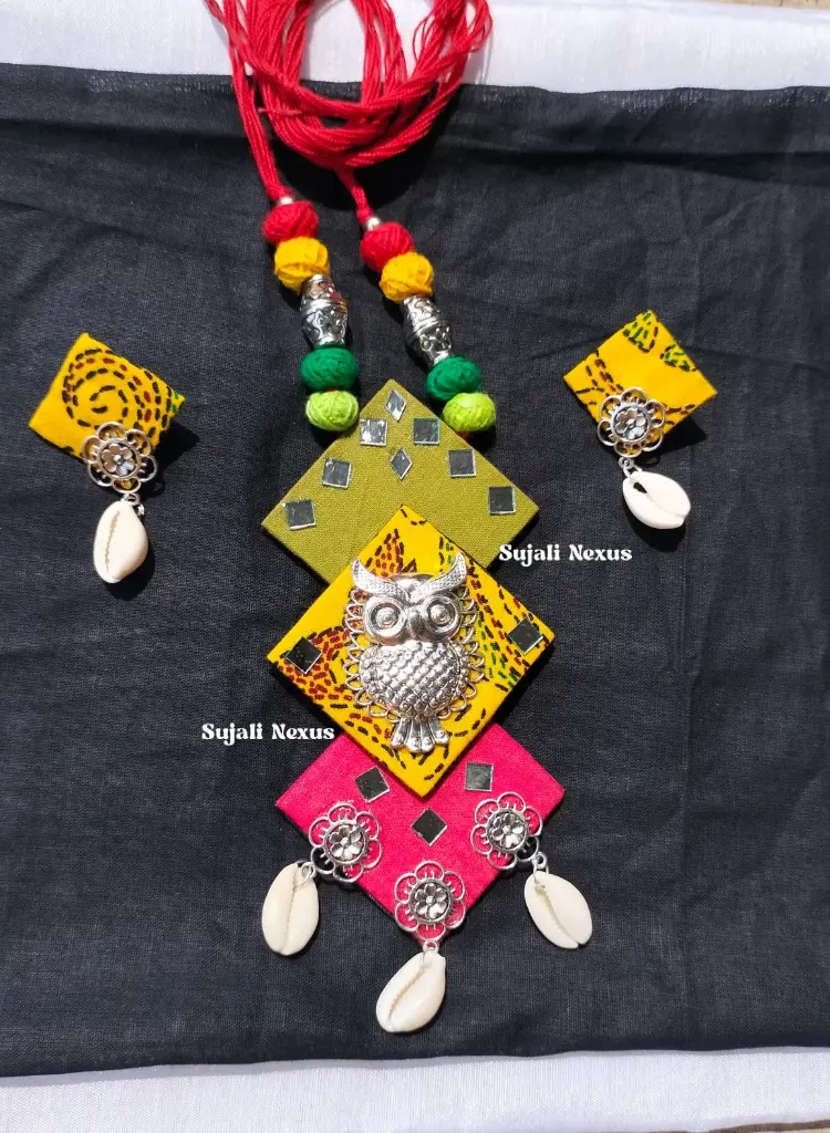 3- Step Handmade Choker ( owl )